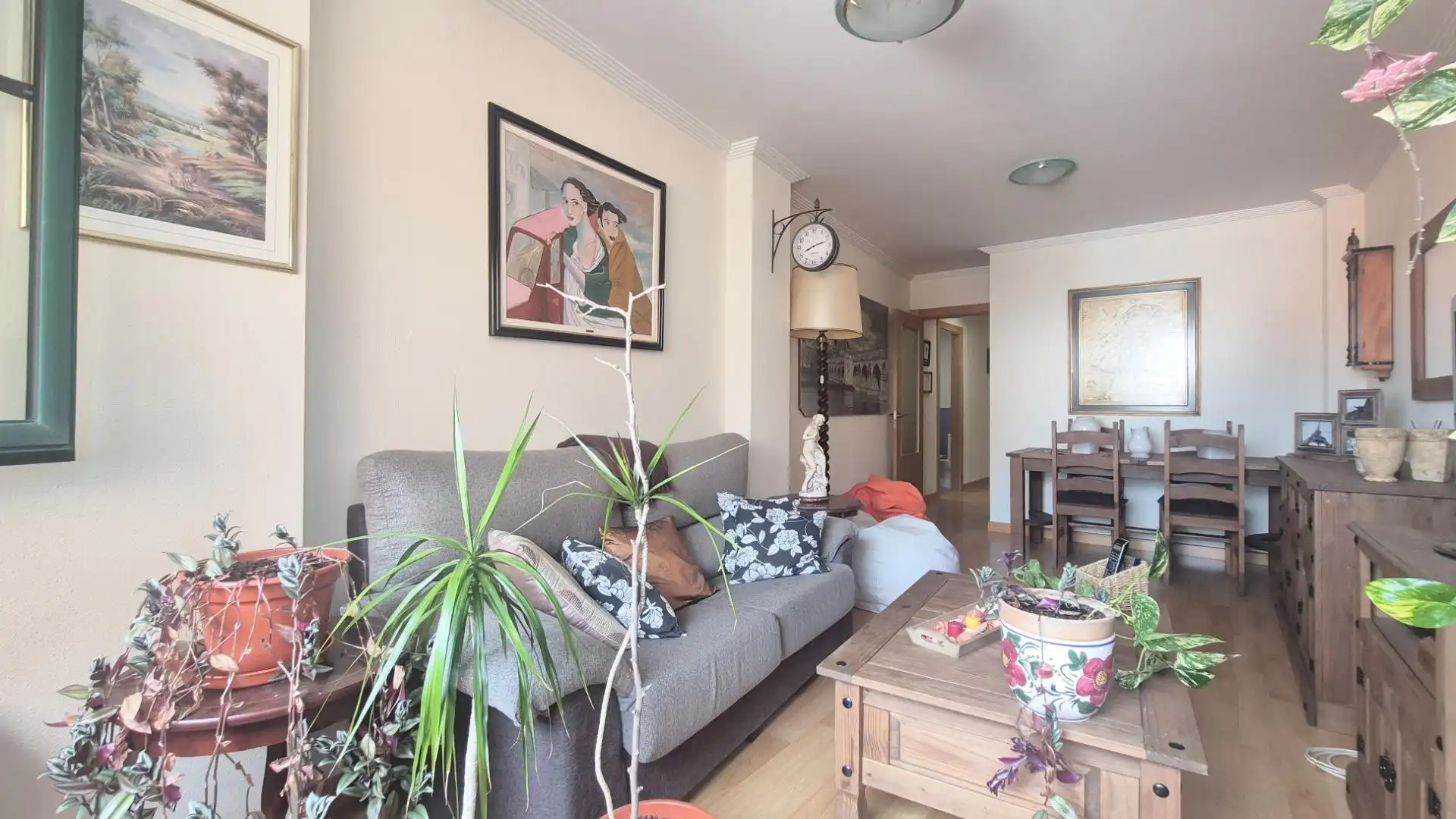 Wohnzimmer von Wohnung zum Verkauf in Calzada de Valdunciel mit Heizung und Möbliert