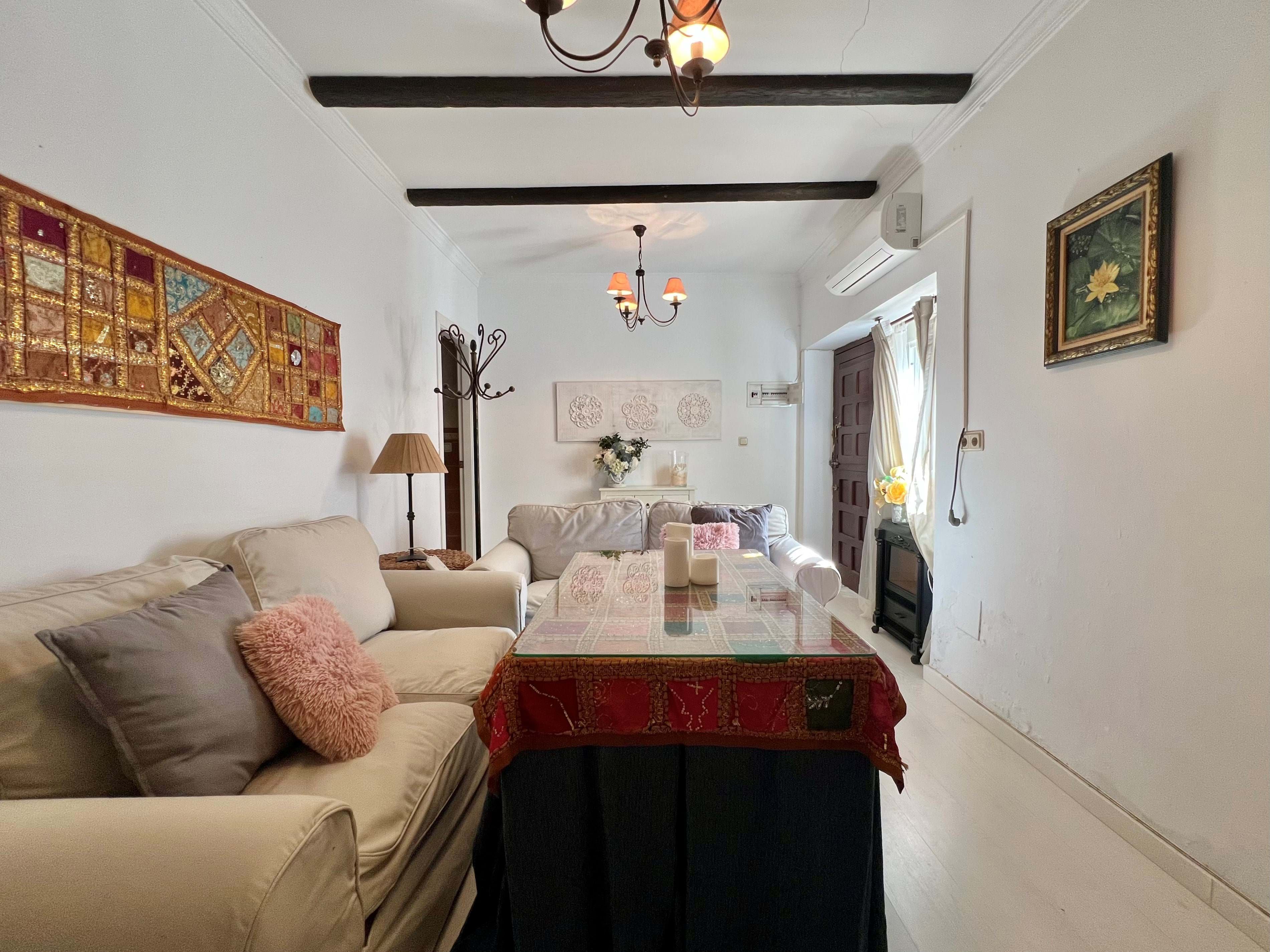 Living room of Flat for sale in Ronda  with Air Conditioner and Terrace