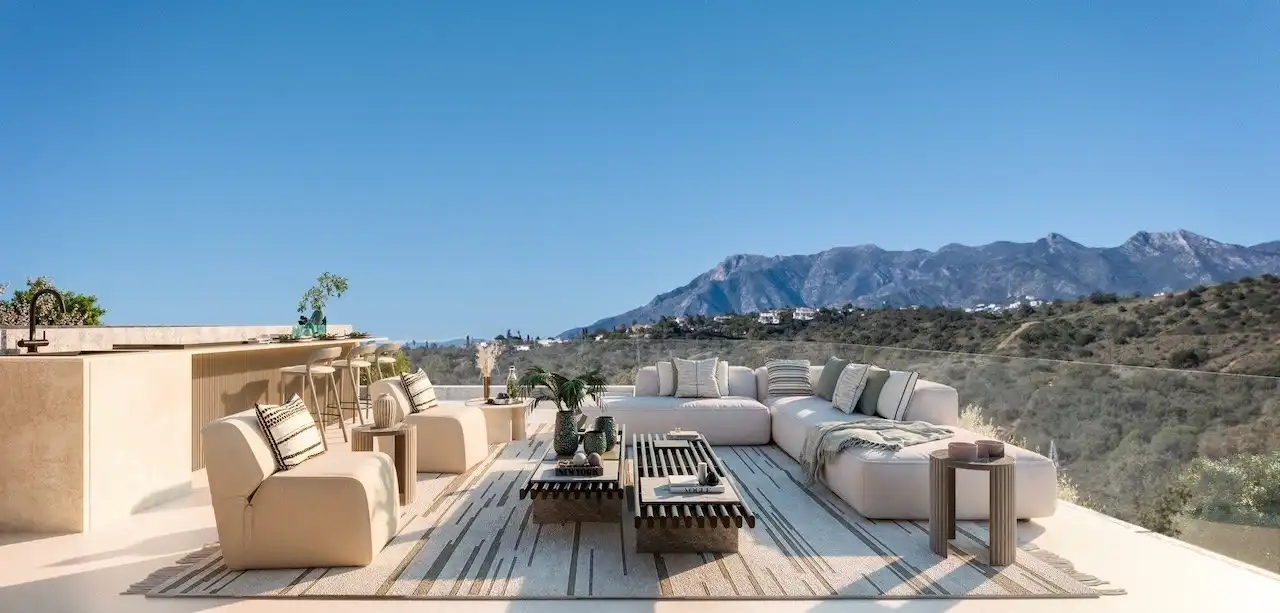 Terrace of Apartments for sale in Ojén  with Air Conditioner, Heating and Terrace