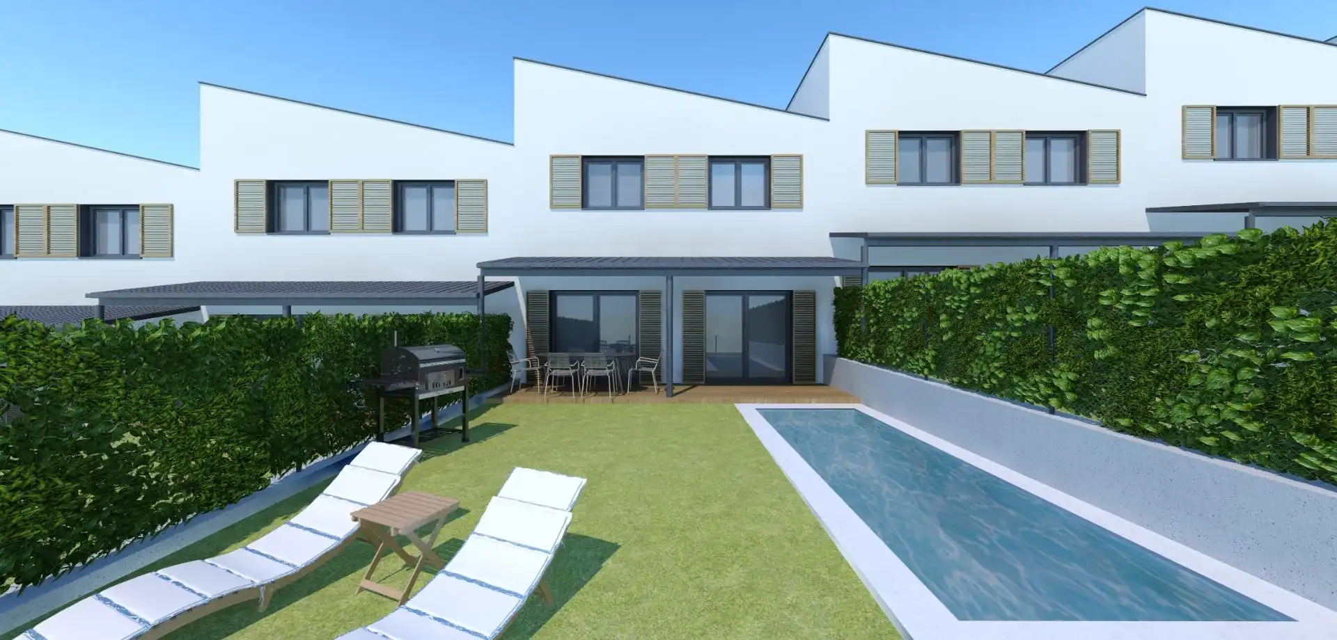 Jardín de Casa o chalet en venta en Estella / Lizarra con Calefacción y Jardín privado