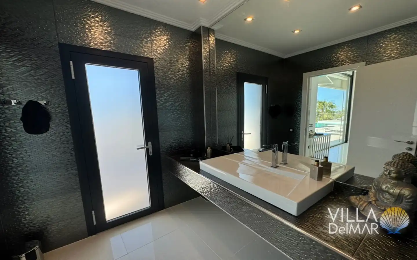 Badezimmer von Haus oder Chalet zum Verkauf in Calpe / Calp mit Klimaanlage, Heizung und Privatgarten