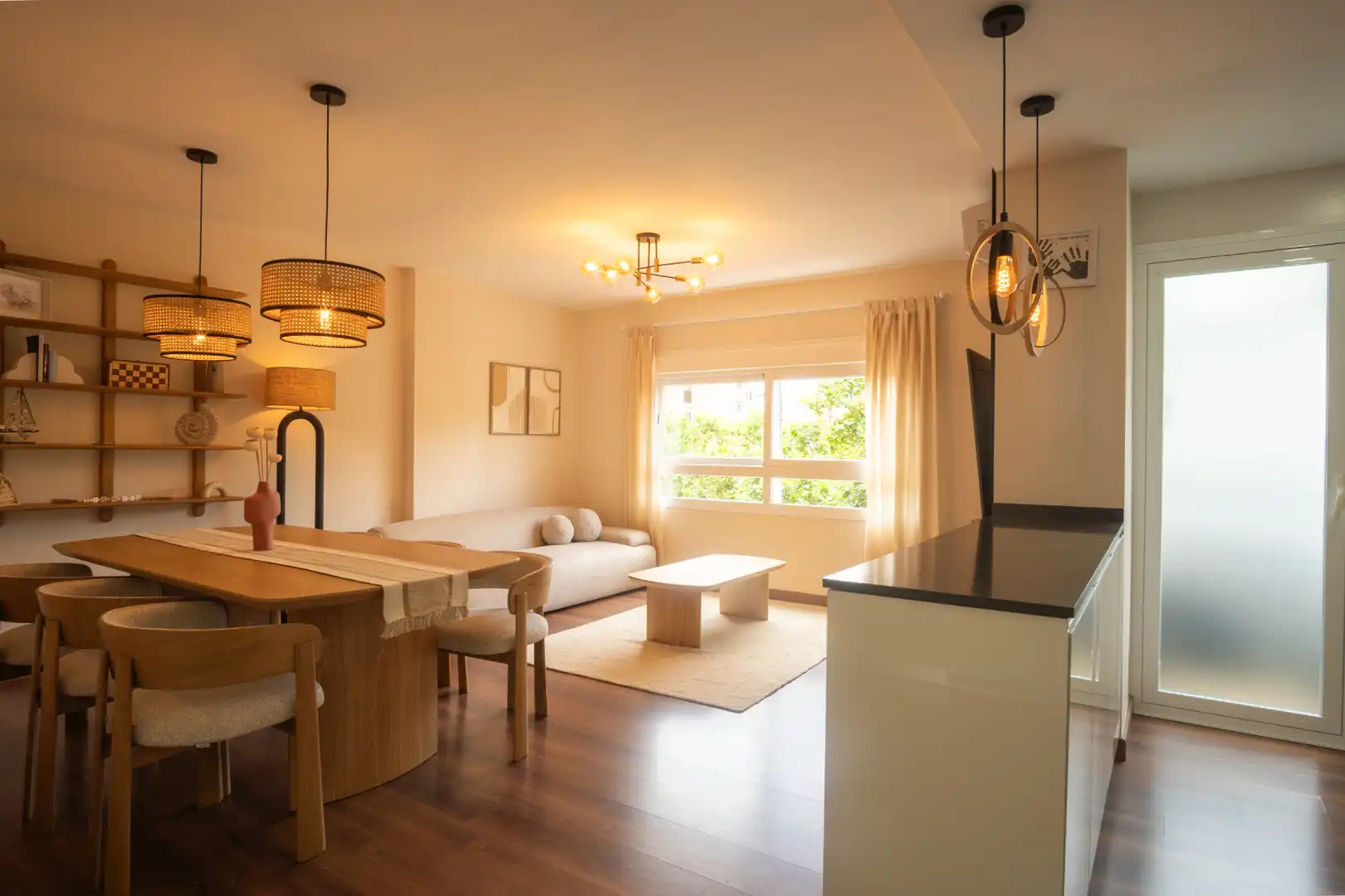 Sala de estar de Piso en venta en  Palma de Mallorca con Aire acondicionado, Calefacción y Parquet