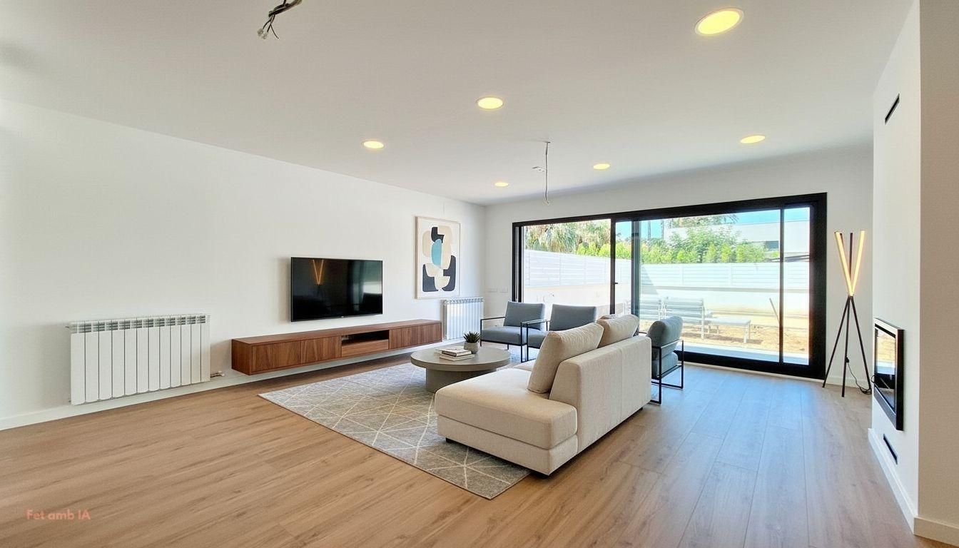 Sala de estar de Casa o chalet en venta en Premià de Mar con Aire acondicionado, Jardín privado y Terraza