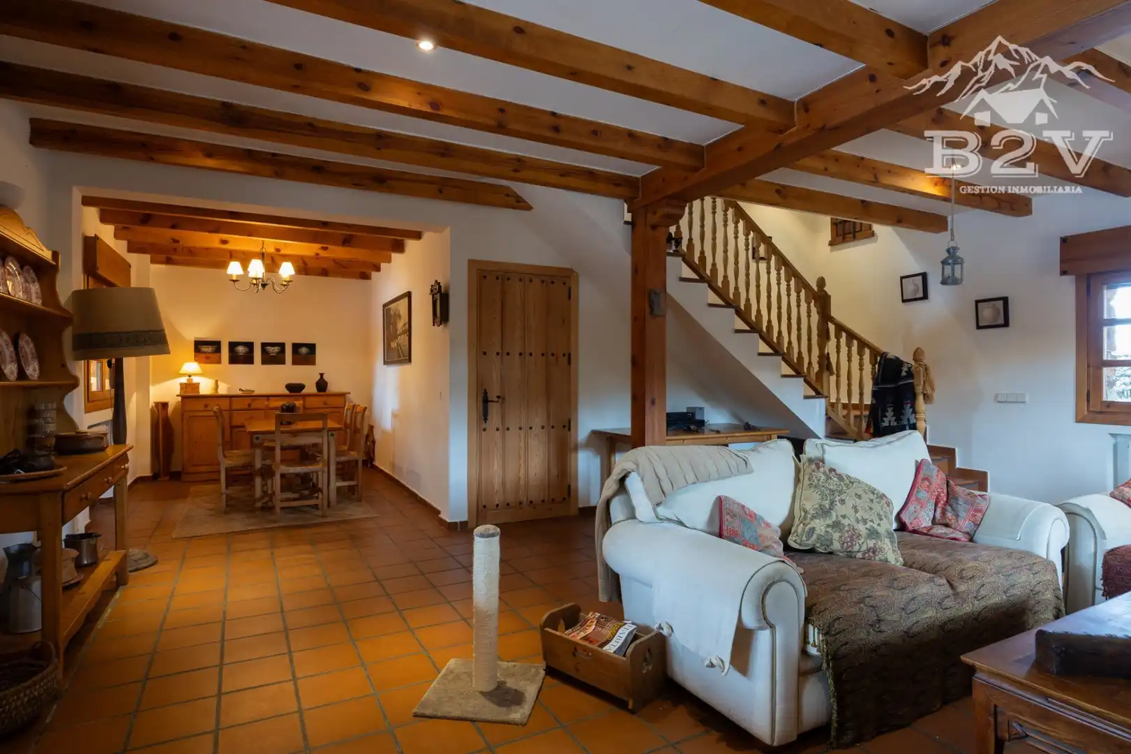Sala de estar de Casa o chalet en venta en Garganta de los Montes con Aire acondicionado, Calefacción y Jardín privado