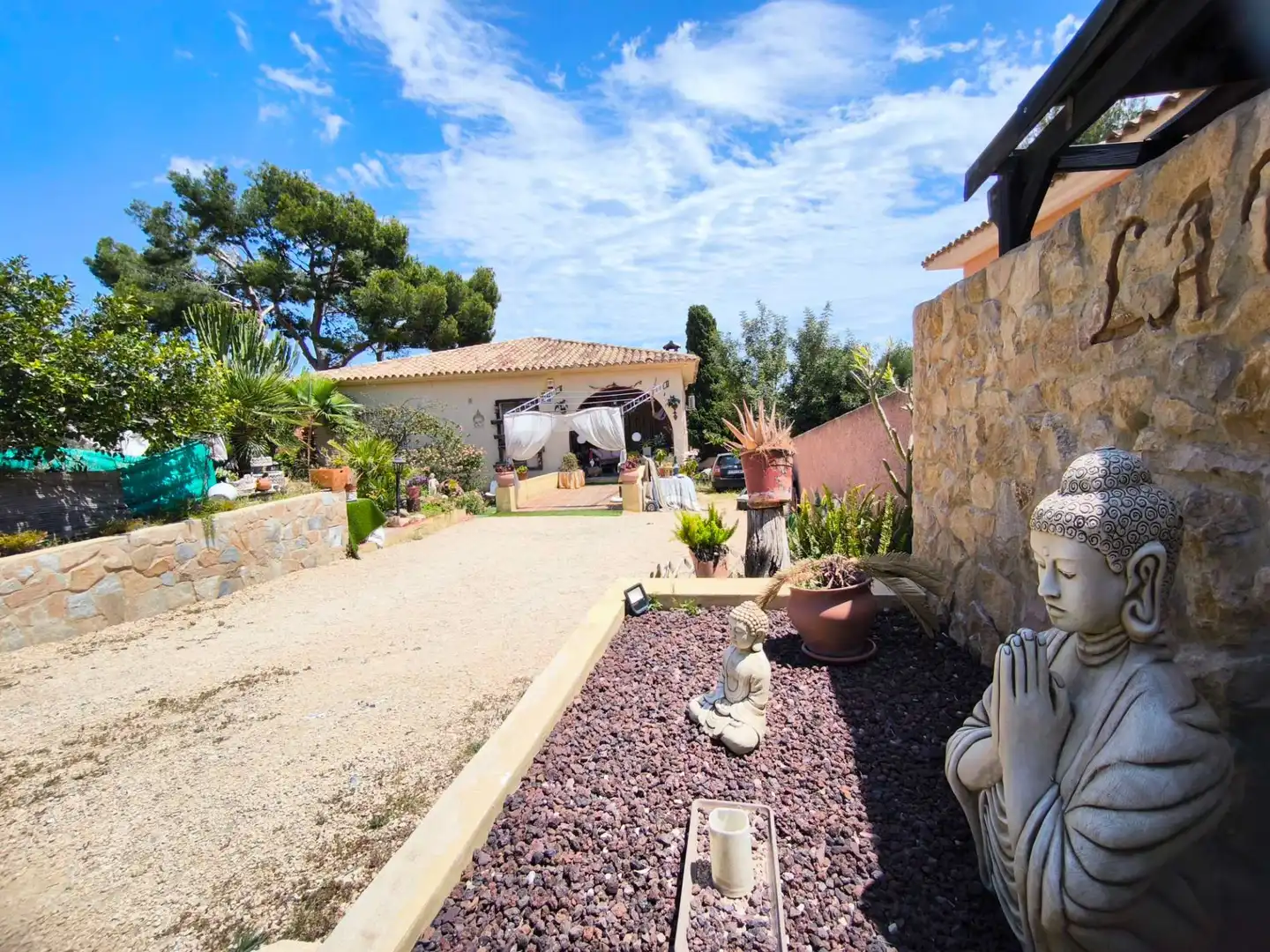 Garden of Houses for sale in L'Alfàs del Pi  with Air Conditioner and Storage room