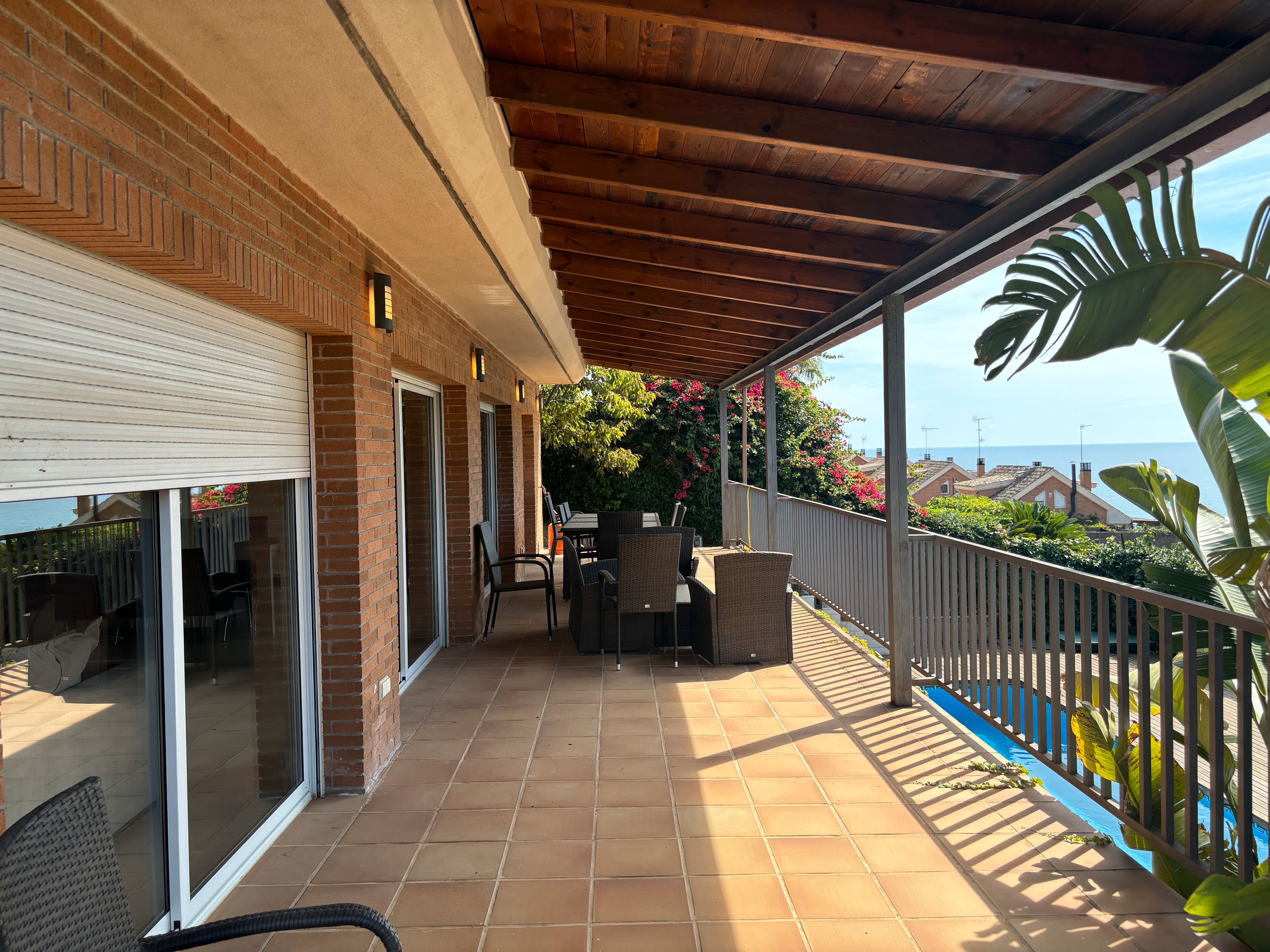 Terrassa de Casa o xalet en venda en Arenys de Mar amb Aire condicionat, Calefacció i Jardí privat