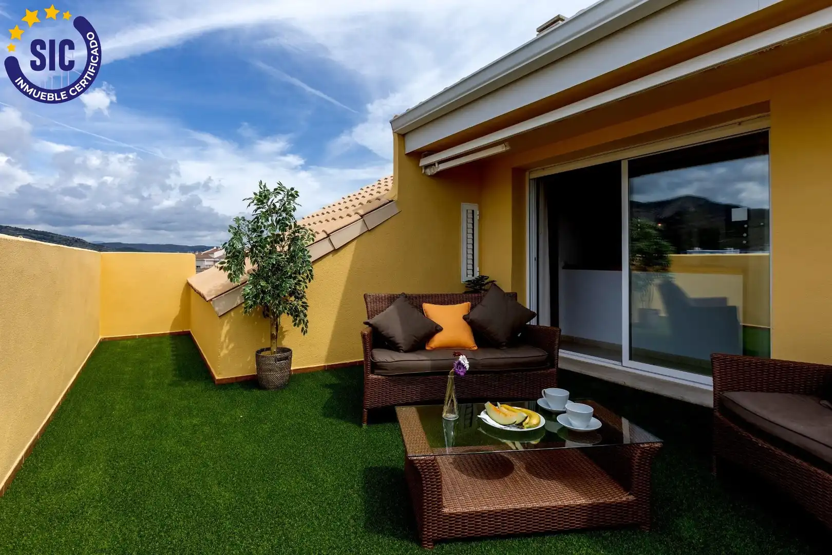 Terraza de Ático en venta en Oropesa del Mar / Orpesa con Aire acondicionado, Terraza y Amueblado