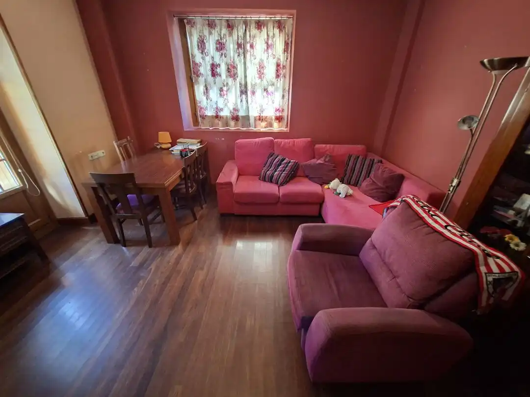 Sala de estar de Casa adosada en venta en Markina-Xemein con Calefacción, Jardín privado y Amueblado
