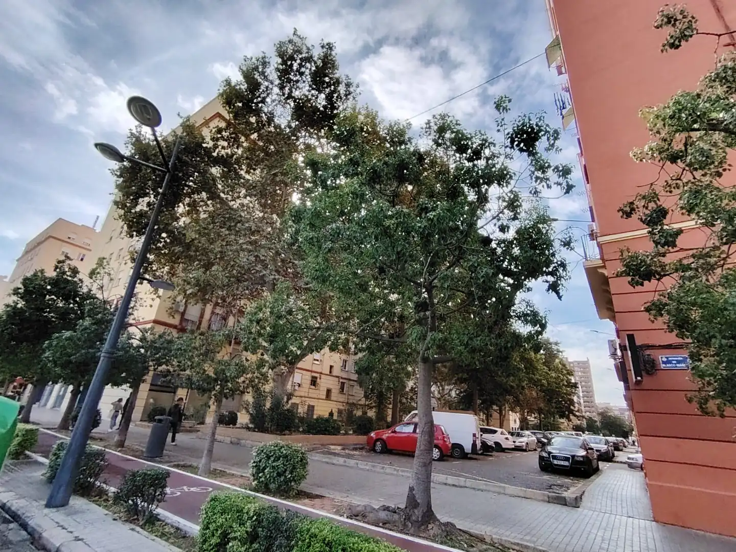 Außenansicht von Wohnung zur Miete in Valencia mit Klimaanlage, Möbliert und Waschmaschine