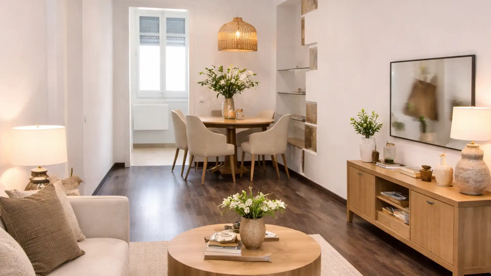 Sala de estar de Piso en venta en Girona Capital con Terraza