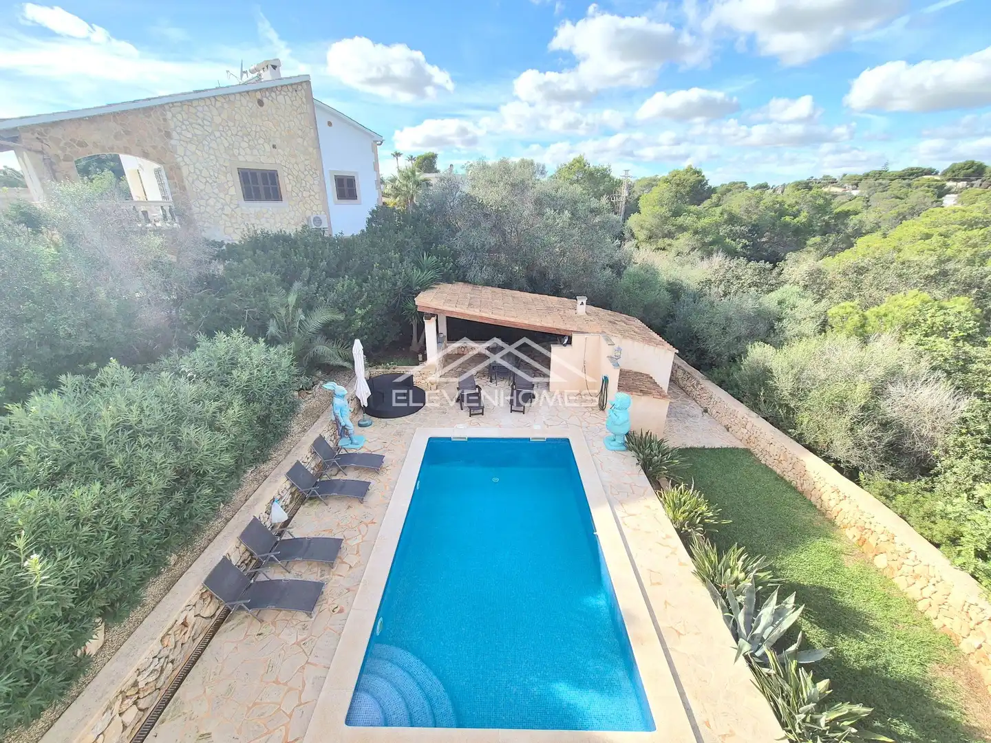 Piscina de Casa o xalet en venda en Santanyí amb Aire condicionat, Calefacció i Jardí privat