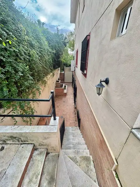 Vista exterior de Casa o chalet en venta en Bormujos con Aire acondicionado y Terraza