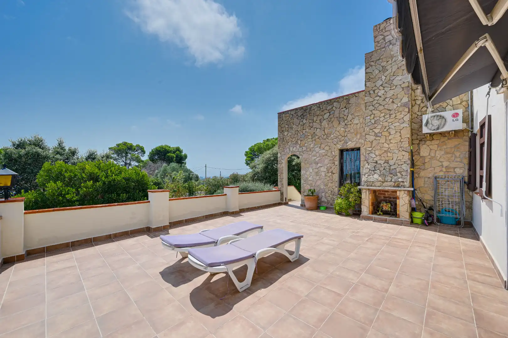 Terrassa de Casa o xalet en venda en Vall-llobrega amb Aire condicionat, Calefacció i Jardí privat
