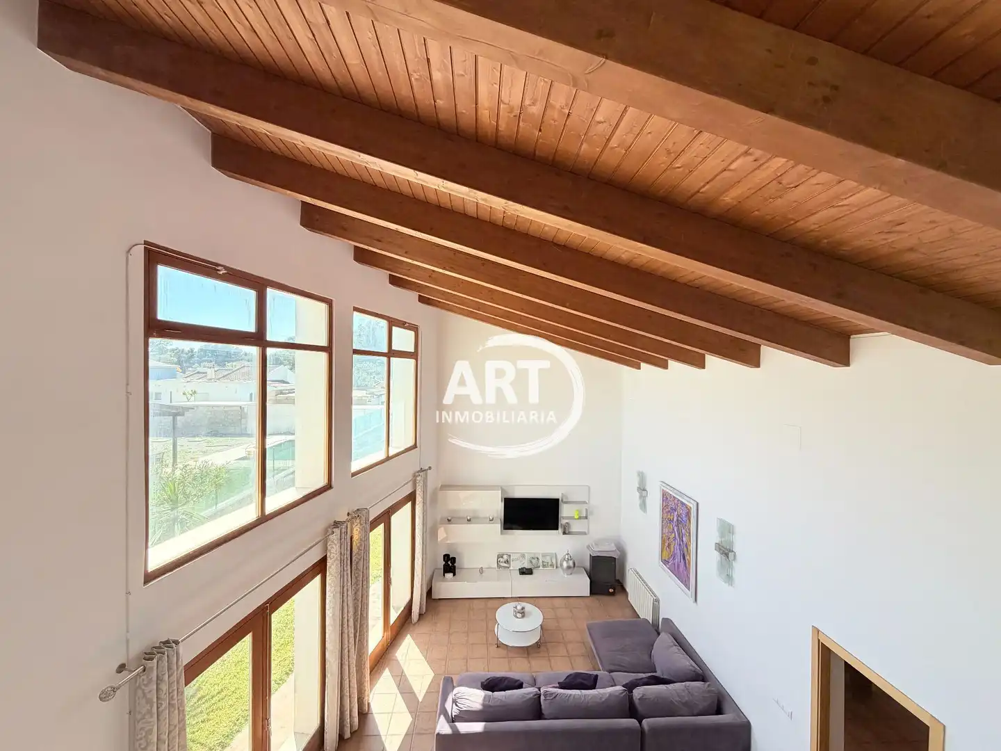 Sala de estar de Casa o chalet en venta en Serra con Calefacción, Jardín privado y Terraza