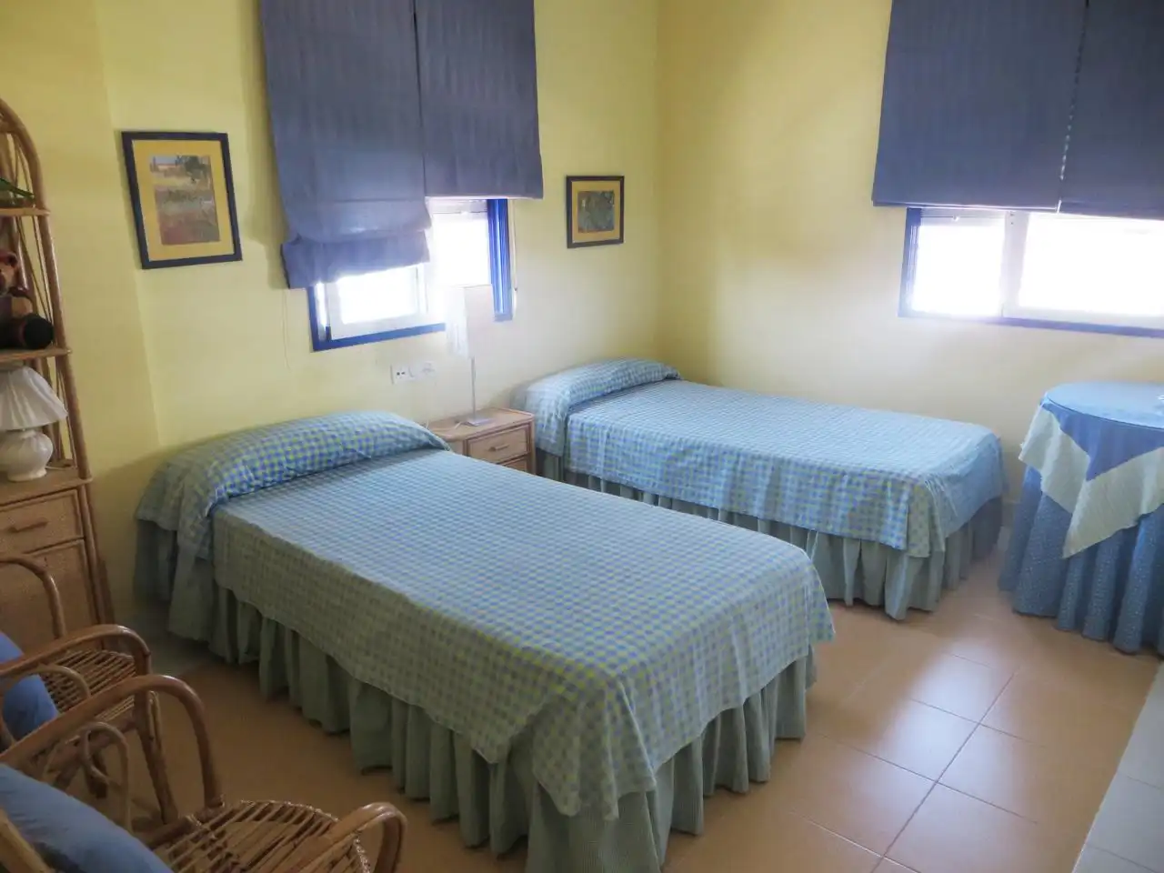 Dormitori de Casa o xalet de lloguer en Punta Umbría amb Jardí privat, Moblat i Balcó