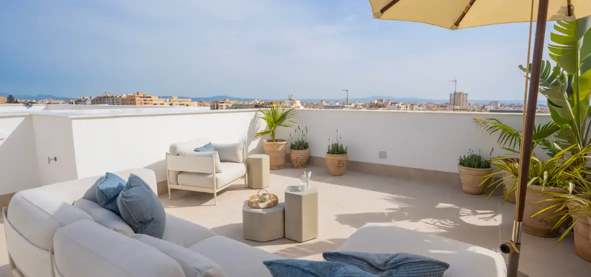 Terrace of Attic for sale in  Palma de Mallorca  with Air Conditioner, Heating and Terrace