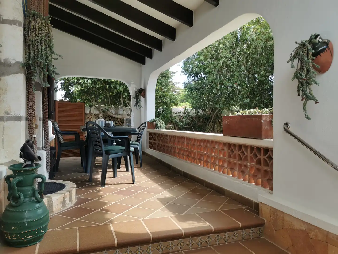 Terrassa de Finca rústica en venda en Sant Lluís amb Aire condicionat, Calefacció i Jardí privat
