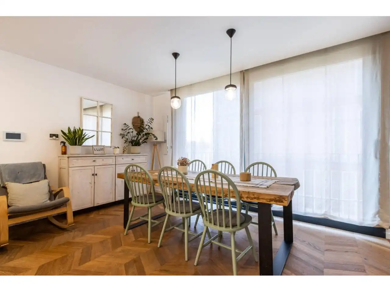 Dining room of Detached homes for sale in Sant Llorenç Savall  with Air Conditioner