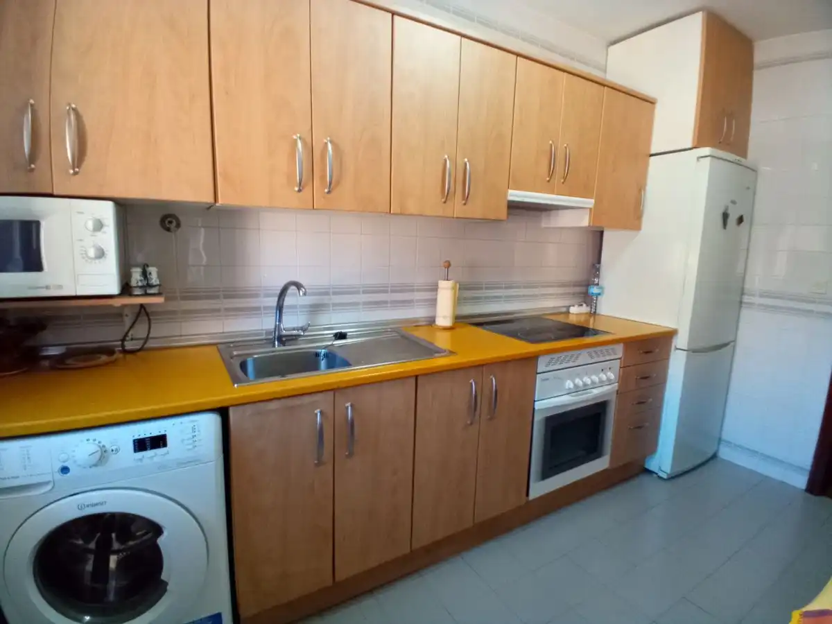 Kitchen of Flat for sale in Valladolid  with Heating, Parquet flooring and Terrace