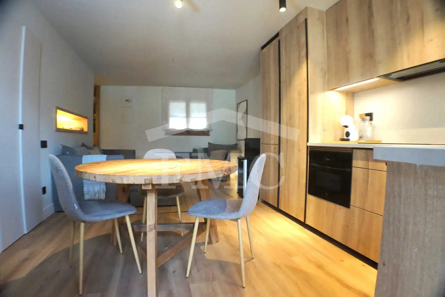 Küche von Haus oder Chalet zur Miete in Saillagouse mit Heizung, Privatgarten und Parkett
