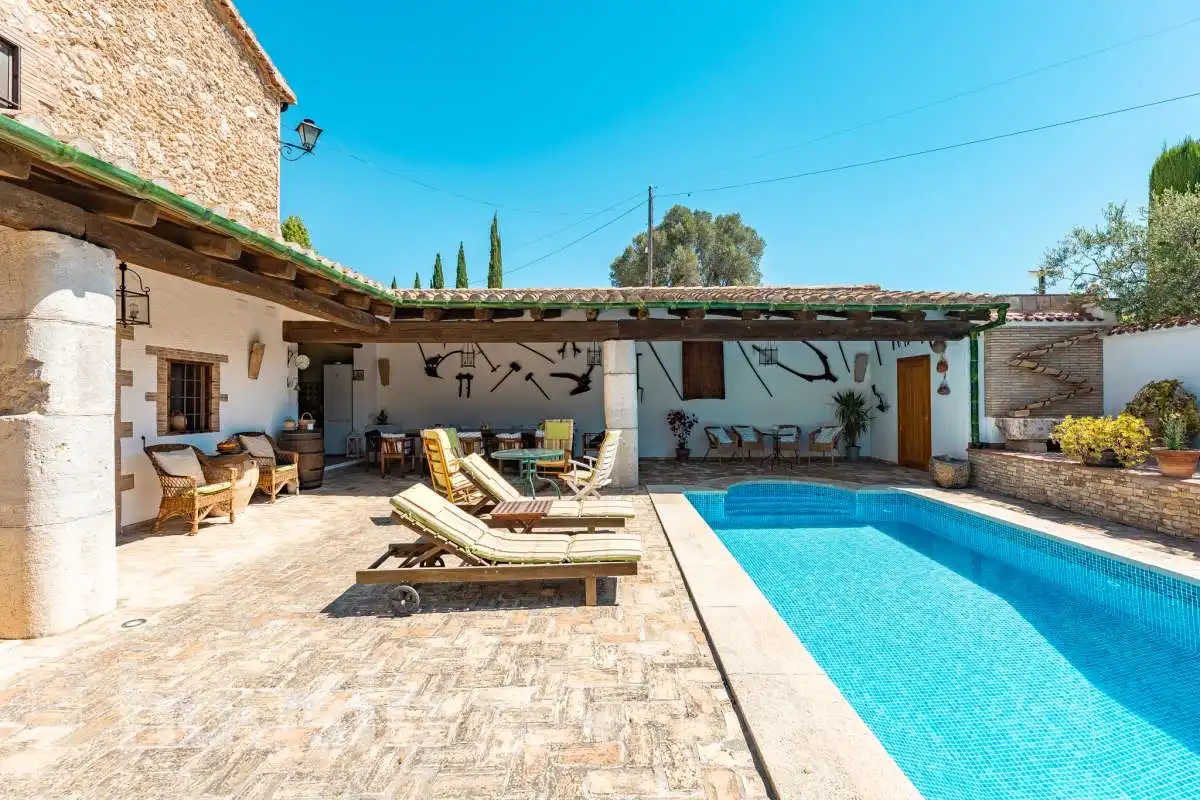 Piscina de Casa o chalet en venta en Castellví de la Marca con Jardín privado, Terraza y Trastero