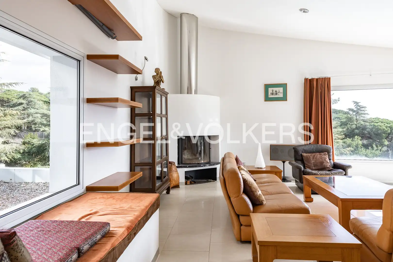 Sala de estar de Casa o chalet en venta en Sant Andreu de Llavaneres con Calefacción, Jardín privado y Parquet