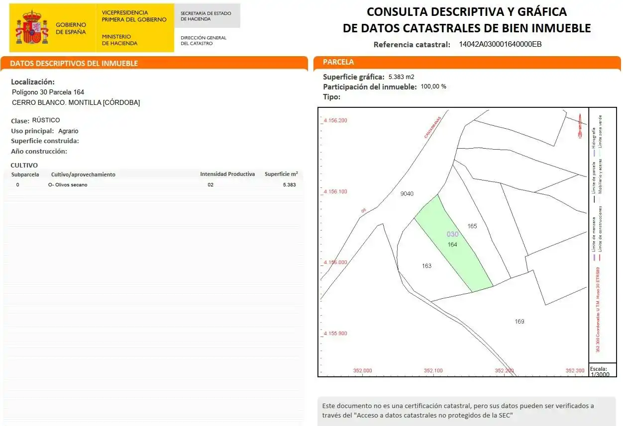 Grundstücke und Bauplätze zum Verkauf in Polígono Polígono 30 Parcela 164, imagen 15