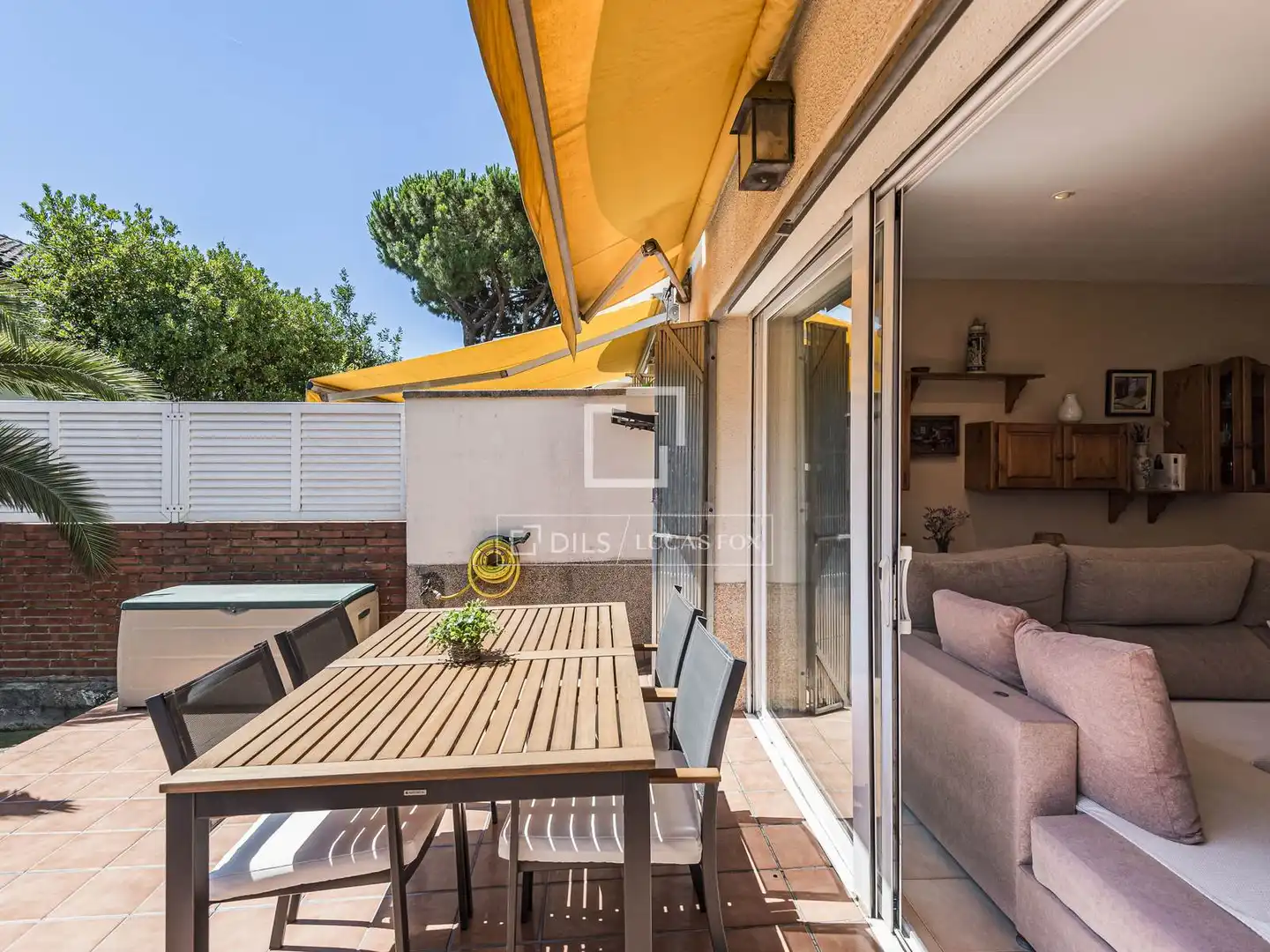 Terrassa de Casa o xalet en venda en Sant Cugat del Vallès amb Aire condicionat, Calefacció i Jardí privat