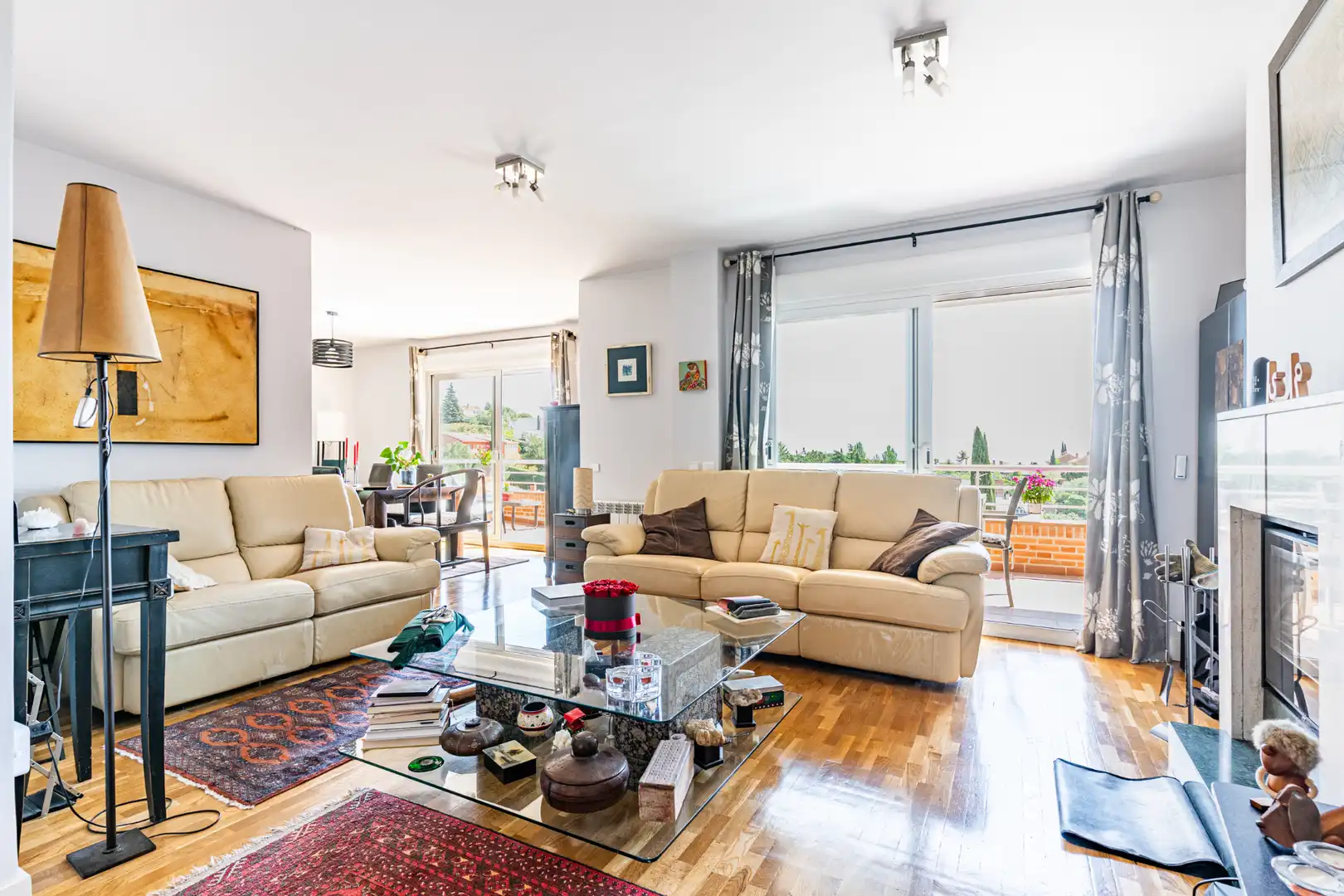 Living room of Detached homes for sale in Torrelodones  with Heating, Private garden and Swimming Pool
