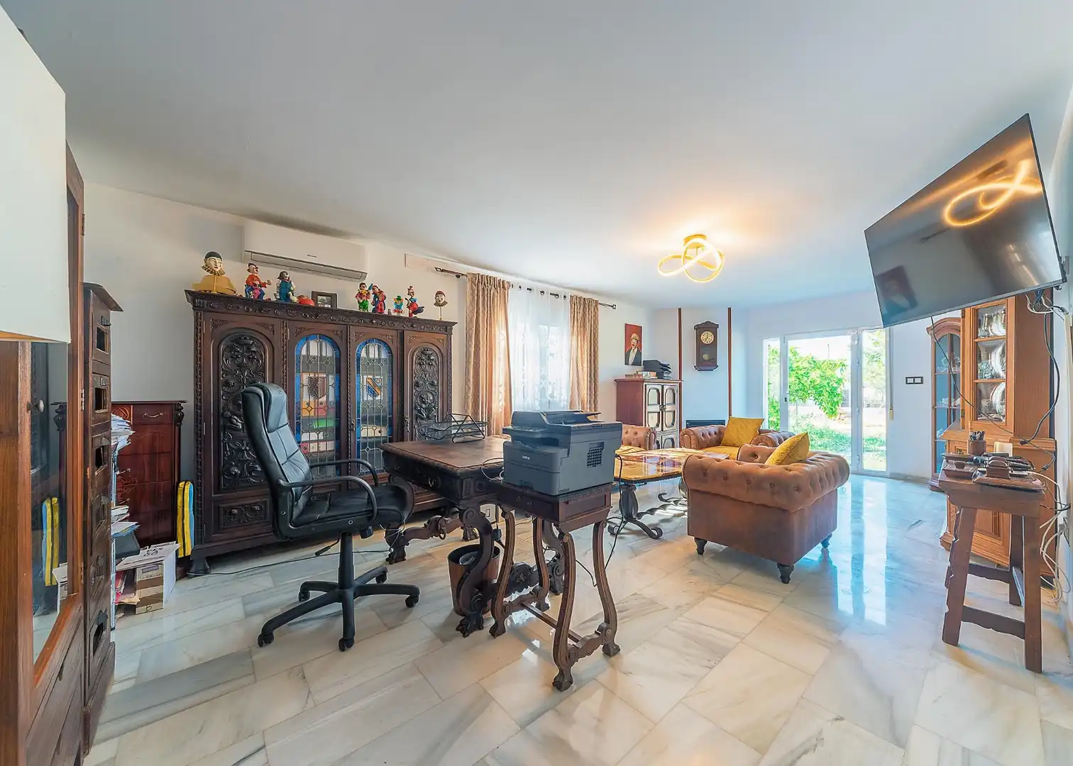 Living room of Houses for sale in Alicante / Alacant  with Heating, Private garden and Storage room