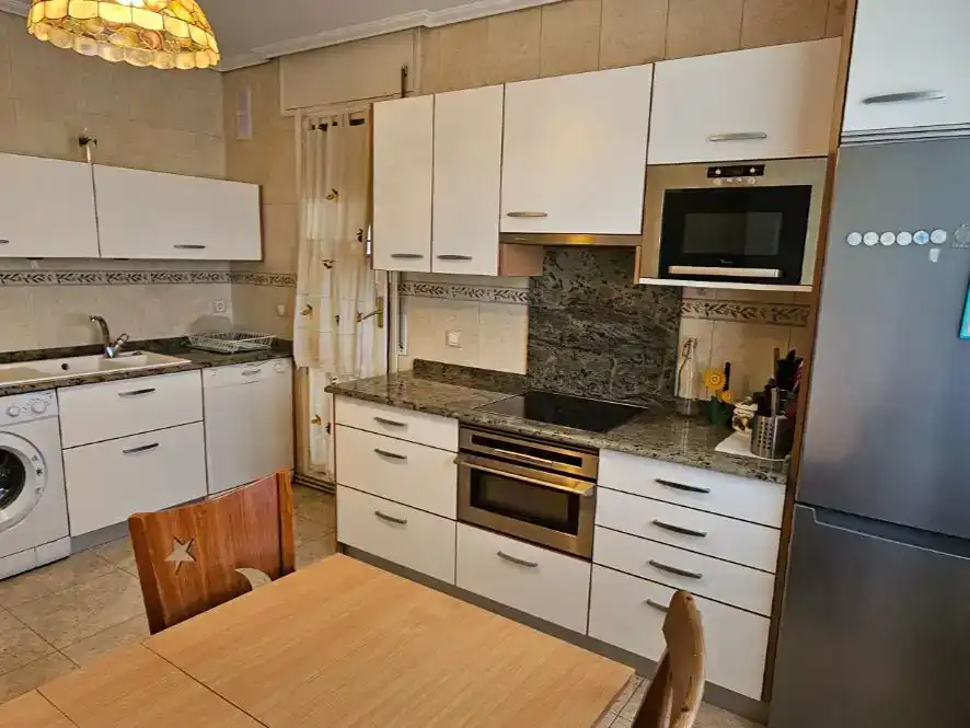 Kitchen of Flat for rent in  Pamplona / Iruña  with Parquet flooring, Storage room and Furnished
