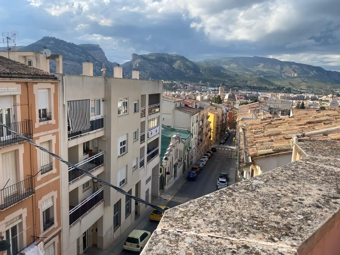 Exterior view of Attic for sale in Alcoy / Alcoi  with Air Conditioner, Parquet flooring and Storage room