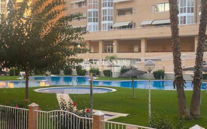 Exterior view of Flat for sale in Alicante / Alacant  with Heating, Private garden and Terrace