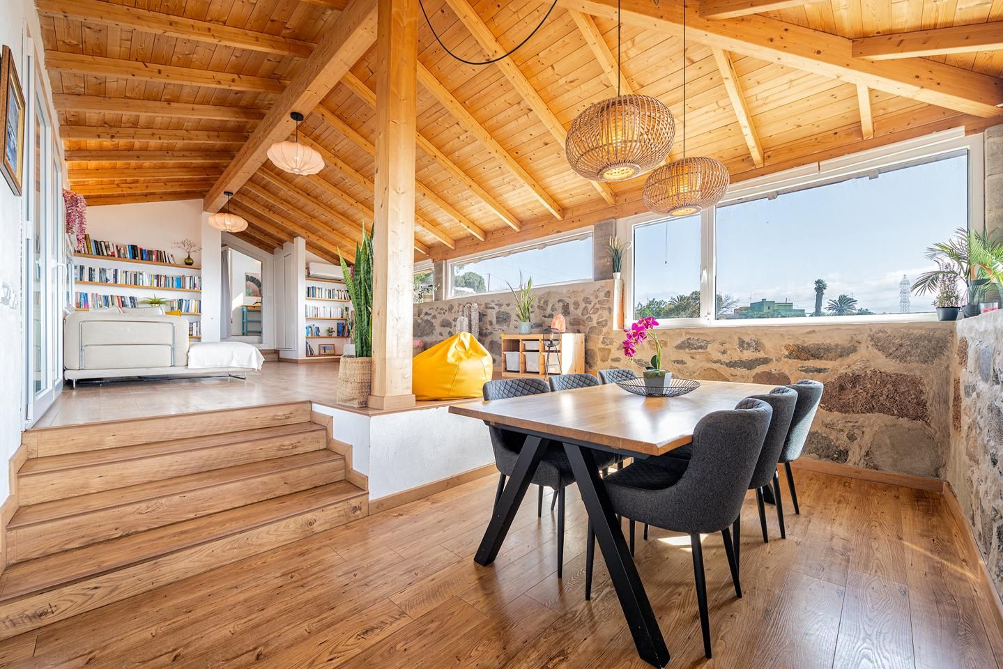 Dining room of Country house for sale in Telde