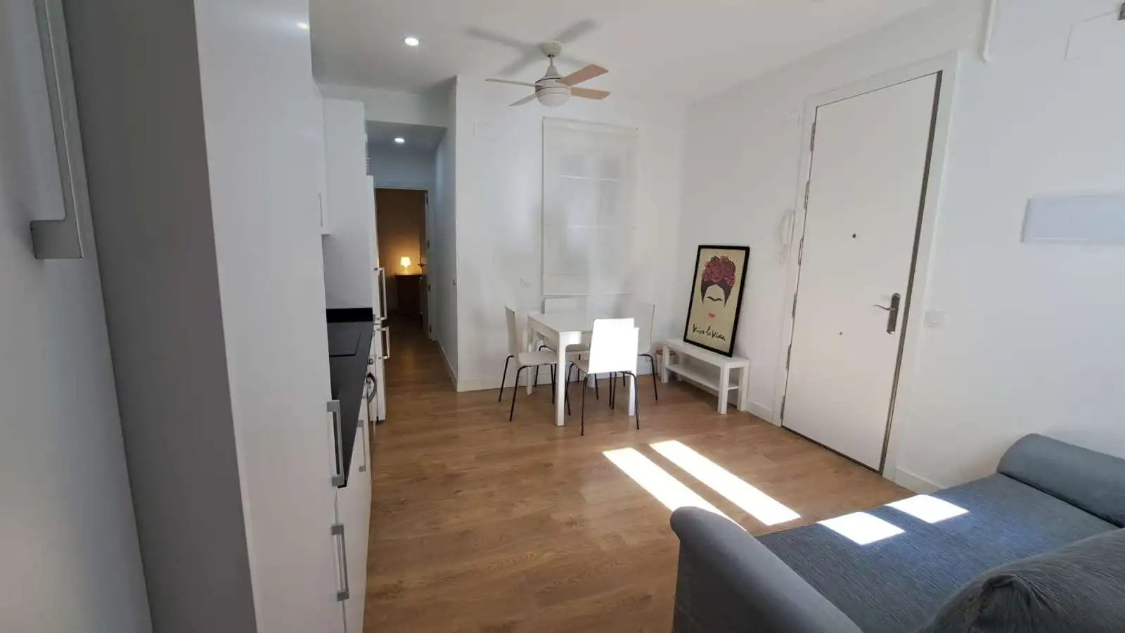 Living room of Apartments for share in Madrid  with Air Conditioner, Heating and Terrace