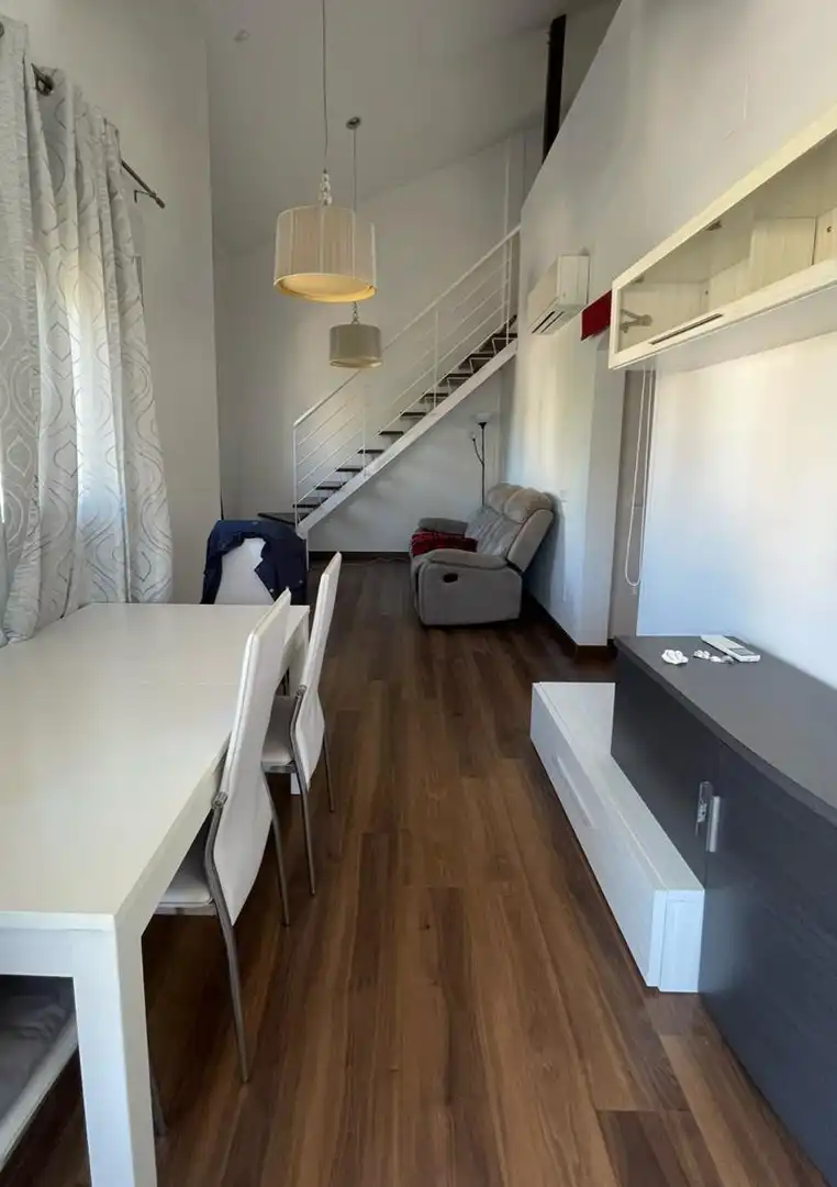 Living room of Flat for rent in Cartagena  with Air Conditioner, Parquet flooring and Furnished