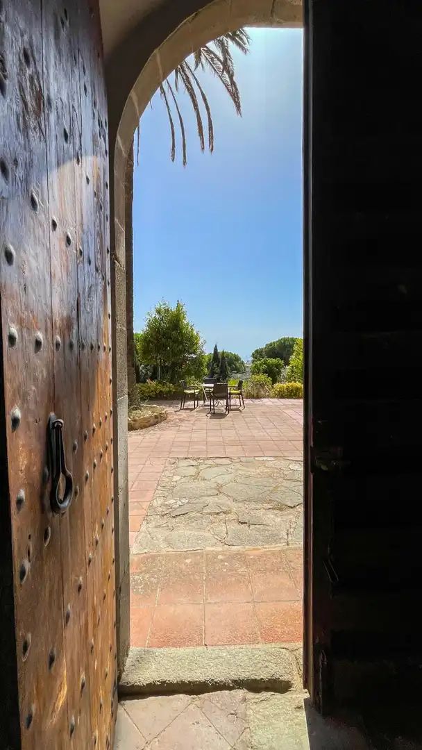 Terrasse von Wohnung zur Miete in Cabrils mit Heizung, Privatgarten und Balkon