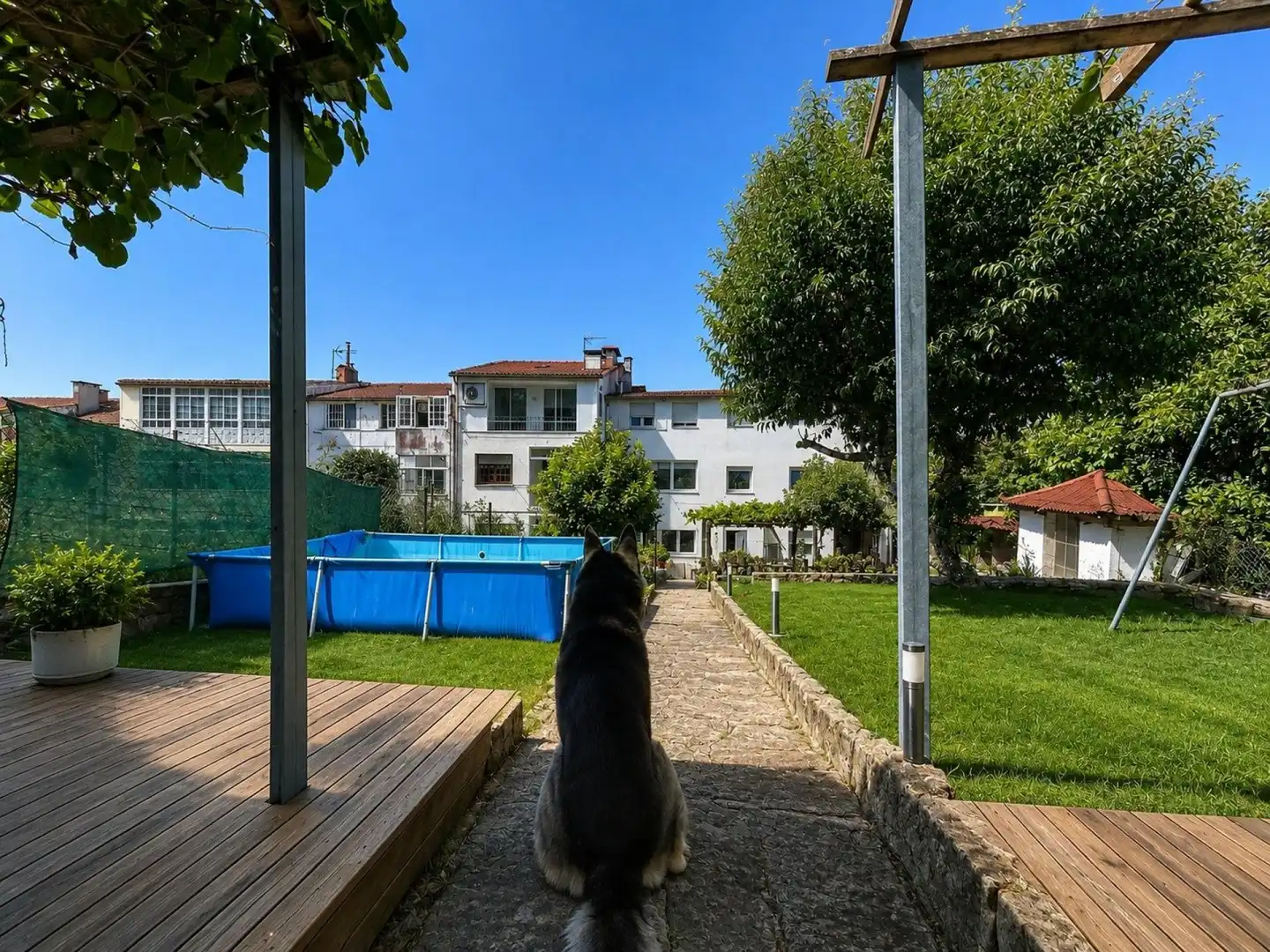 Vista exterior de Pis en venda en Santiago de Compostela  amb Calefacció i Terrassa