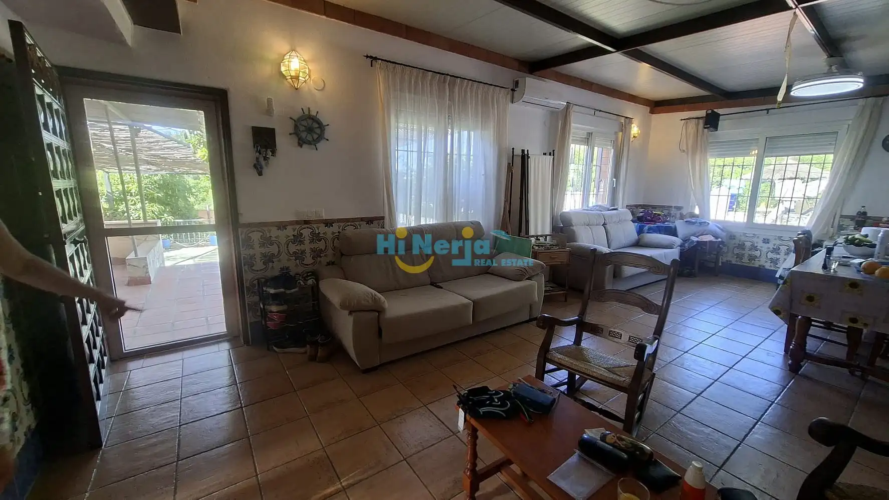 Living room of Houses for rent in Nerja  with Air Conditioner, Heating and Terrace
