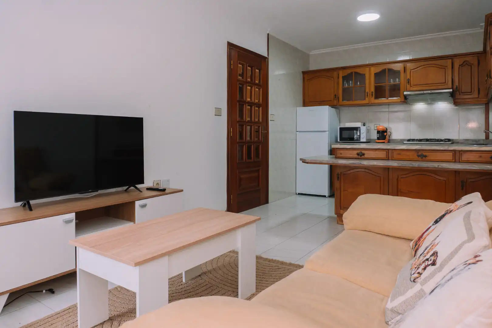 Sala de estar de Piso de alquiler en Vigo  con Parquet, Amueblado y Horno