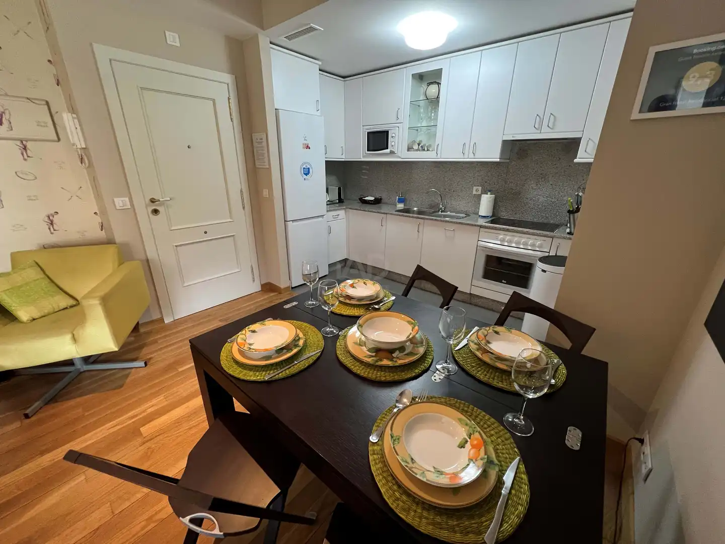 Kitchen of Flat for sale in Mondariz-Balneario  with Air Conditioner, Heating and Swimming Pool