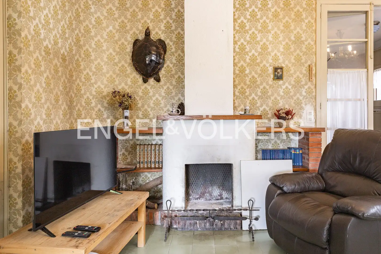Wohnzimmer von Haus oder Chalet zum Verkauf in Sant Martí de Centelles mit Heizung, Privatgarten und Balkon