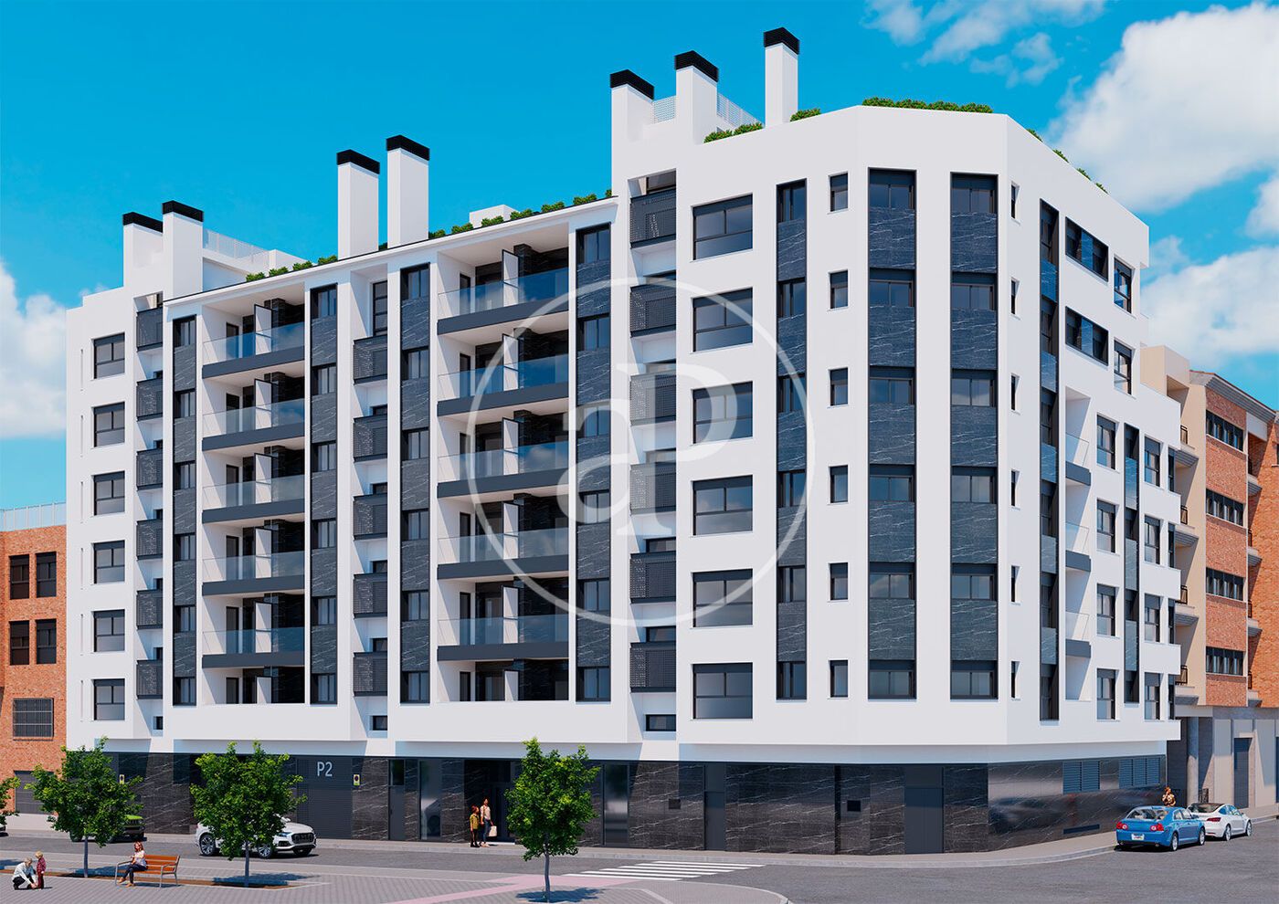 Exterior view of Flat for sale in Castellón de la Plana / Castelló de la Plana  with Air Conditioner, Heating and Terrace