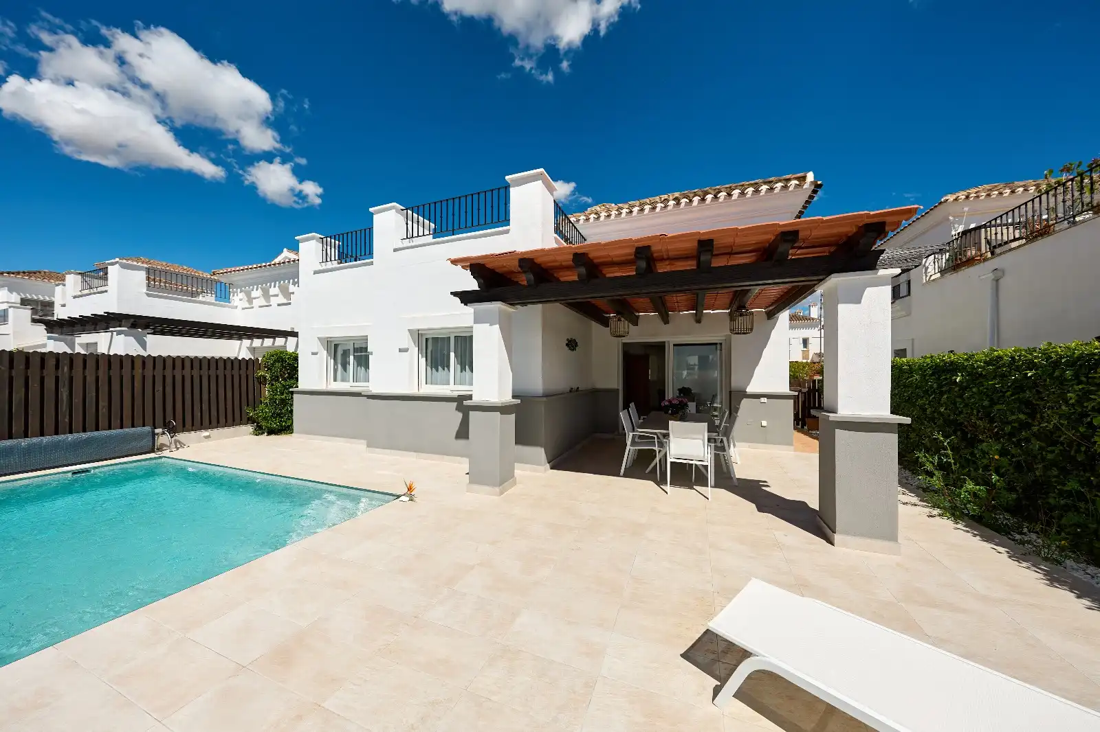 Vista exterior de Casa o chalet en venta en Torre-Pacheco con Aire acondicionado, Calefacción y Jardín privado