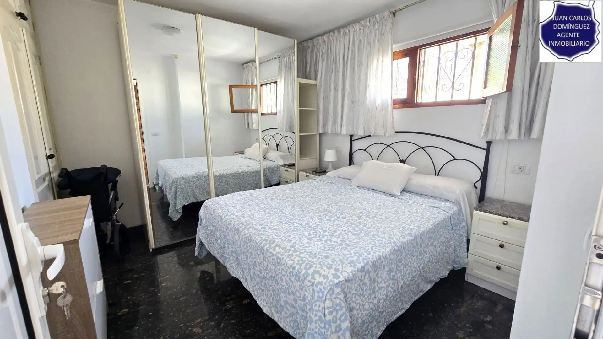 Dormitori de Apartament de lloguer en San Bartolomé de Tirajana amb Aire condicionat, Terrassa i Moblat