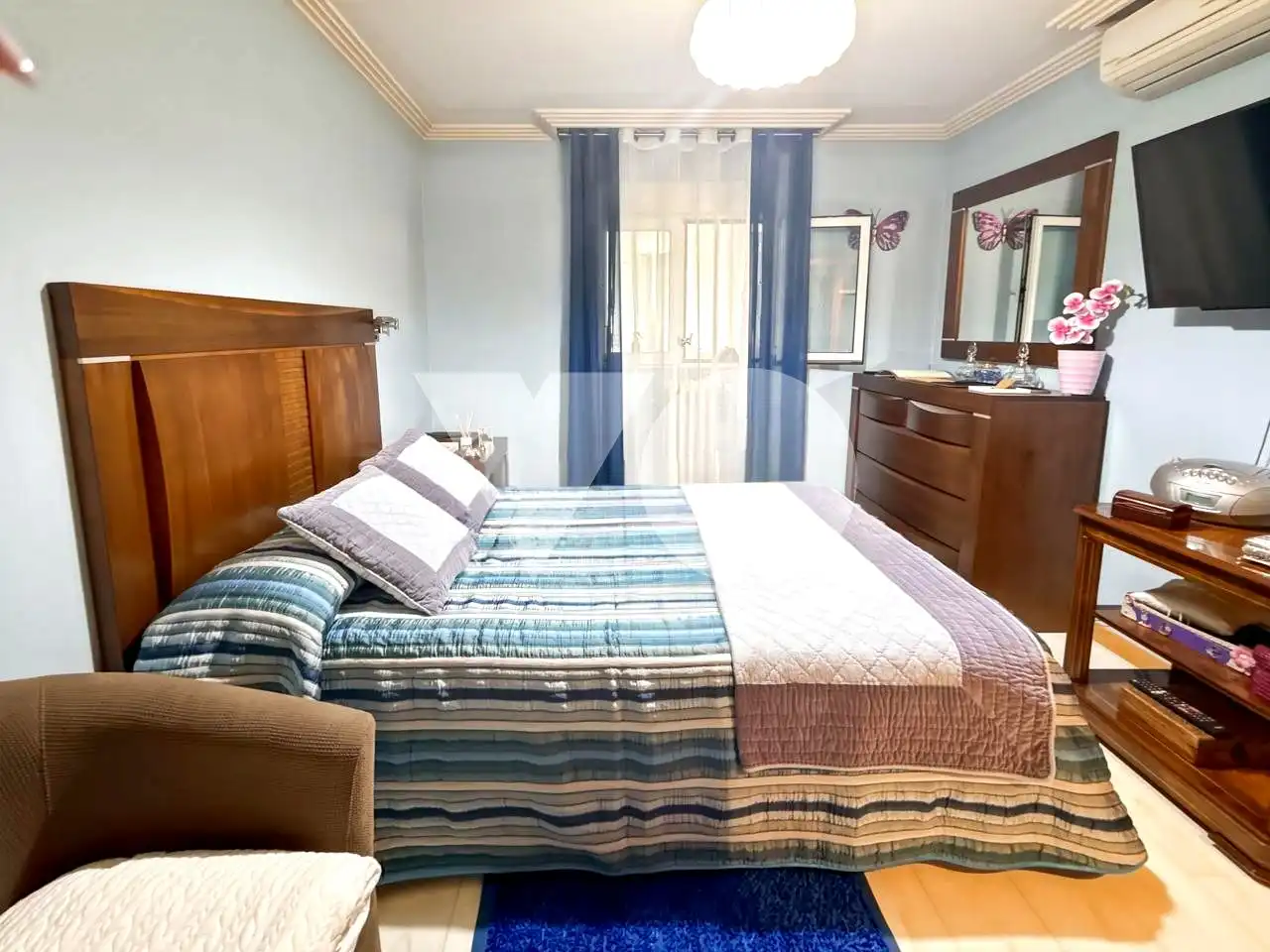 Bedroom of Flat for sale in Madrid  with Air Conditioner, Heating and Terrace