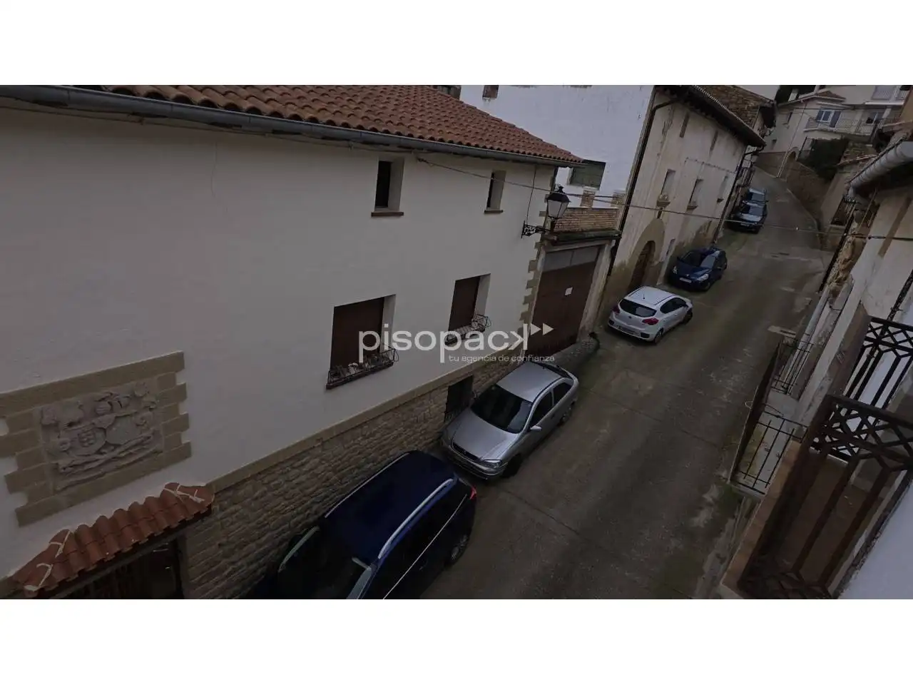 Vista exterior de Finca rústica en venta en Artajona con Calefacción, Parquet y Terraza