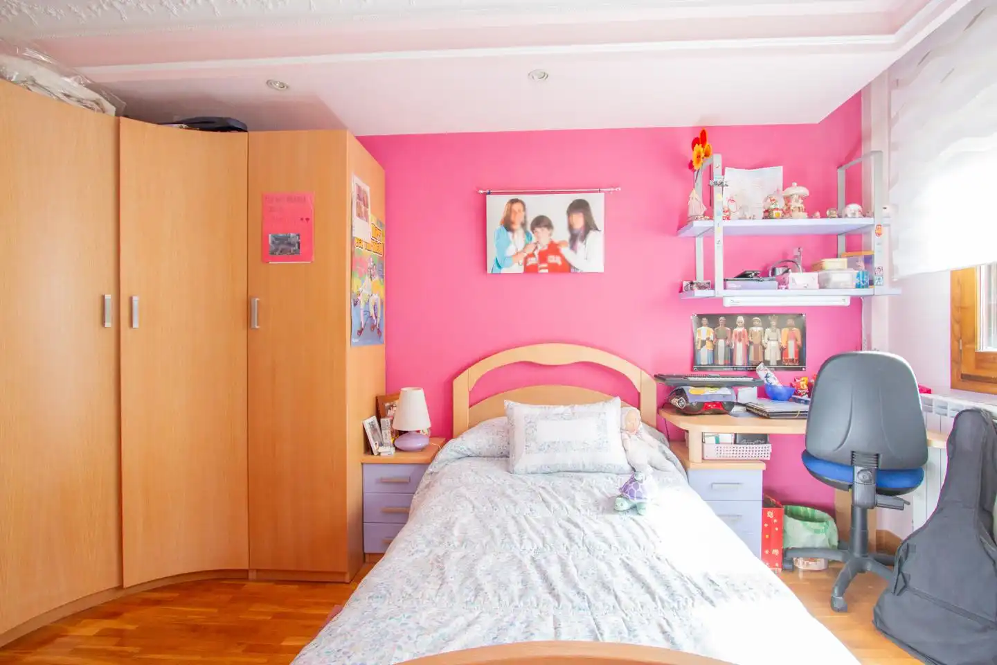 Schlafzimmer von Maisonette zum Verkauf in Villava / Atarrabia mit Klimaanlage, Heizung und Terrasse