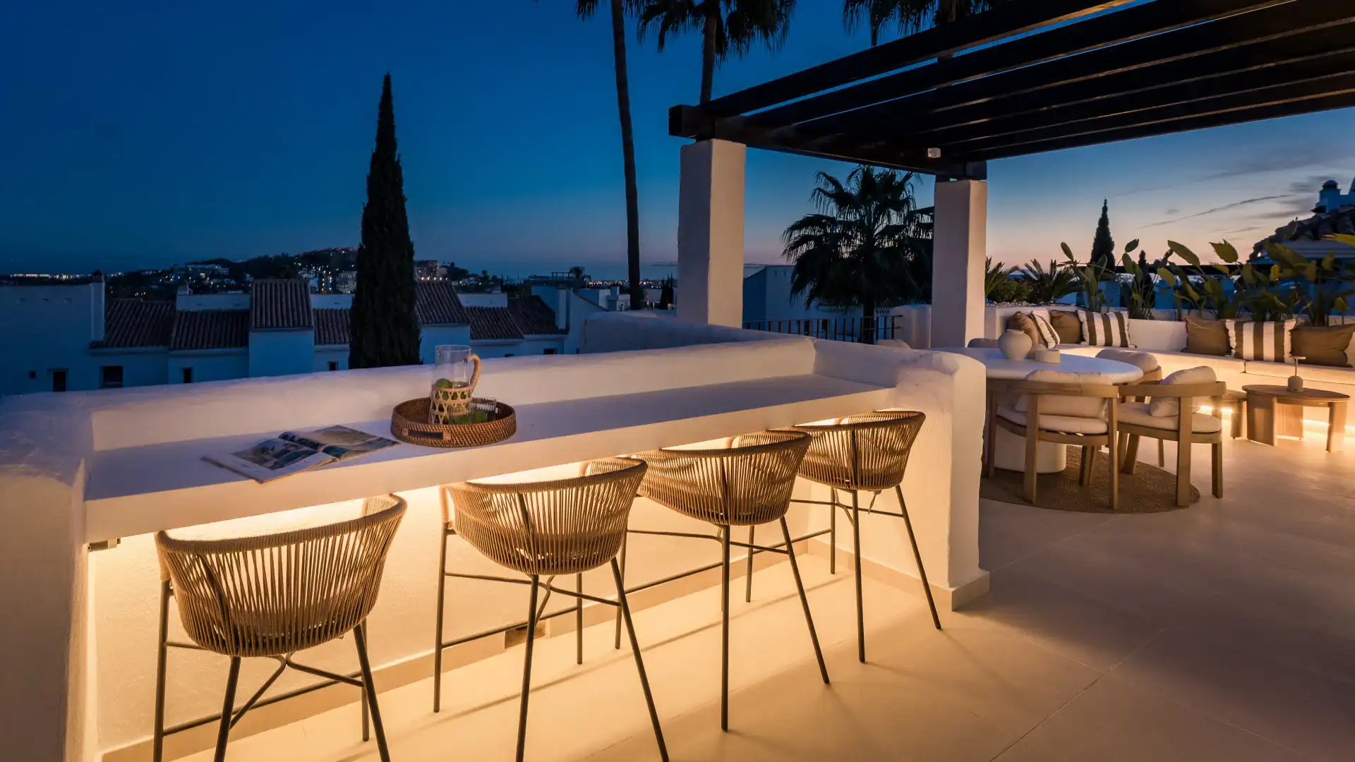 Terraza de Ático en venta en Marbella con Aire acondicionado, Terraza y Piscina