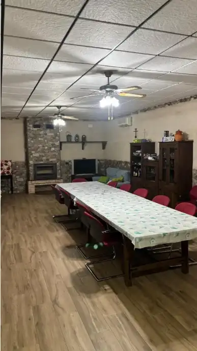 Dining room of Detached homes for sale in Pozuelo de Calatrava  with Air Conditioner and Swimming Pool